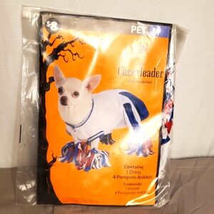Pet Cheerleader Halloween Holiday Costume Dog/Cat/Farm Animal Medium NWT
